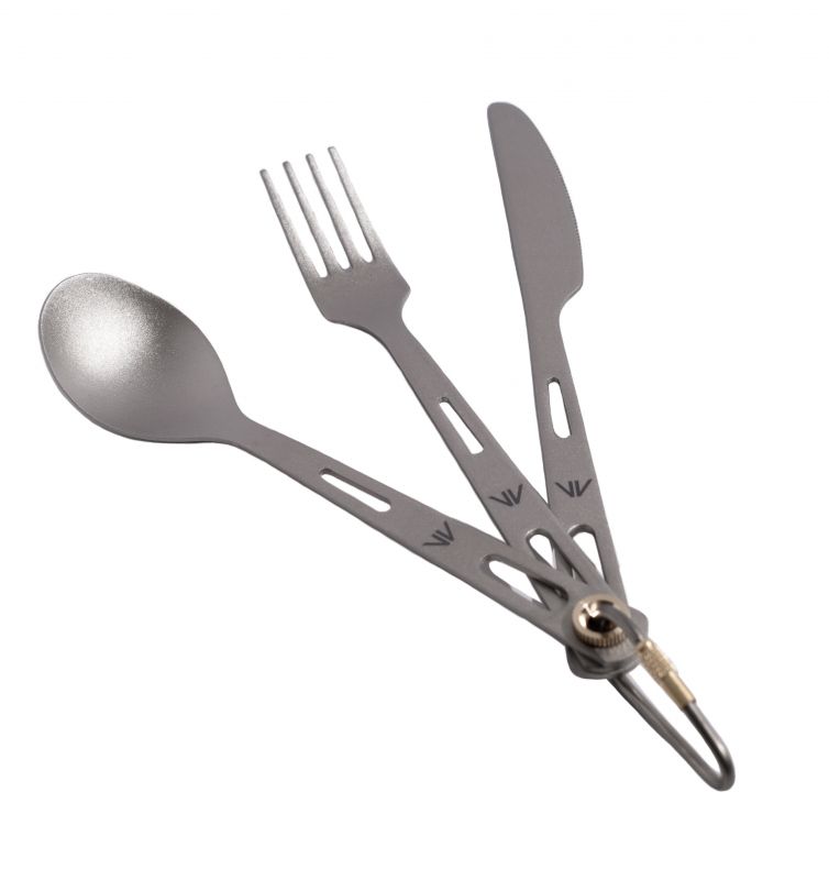 Набор ЛоВиНож GORAA 3-Piece Titanium Cultery Set